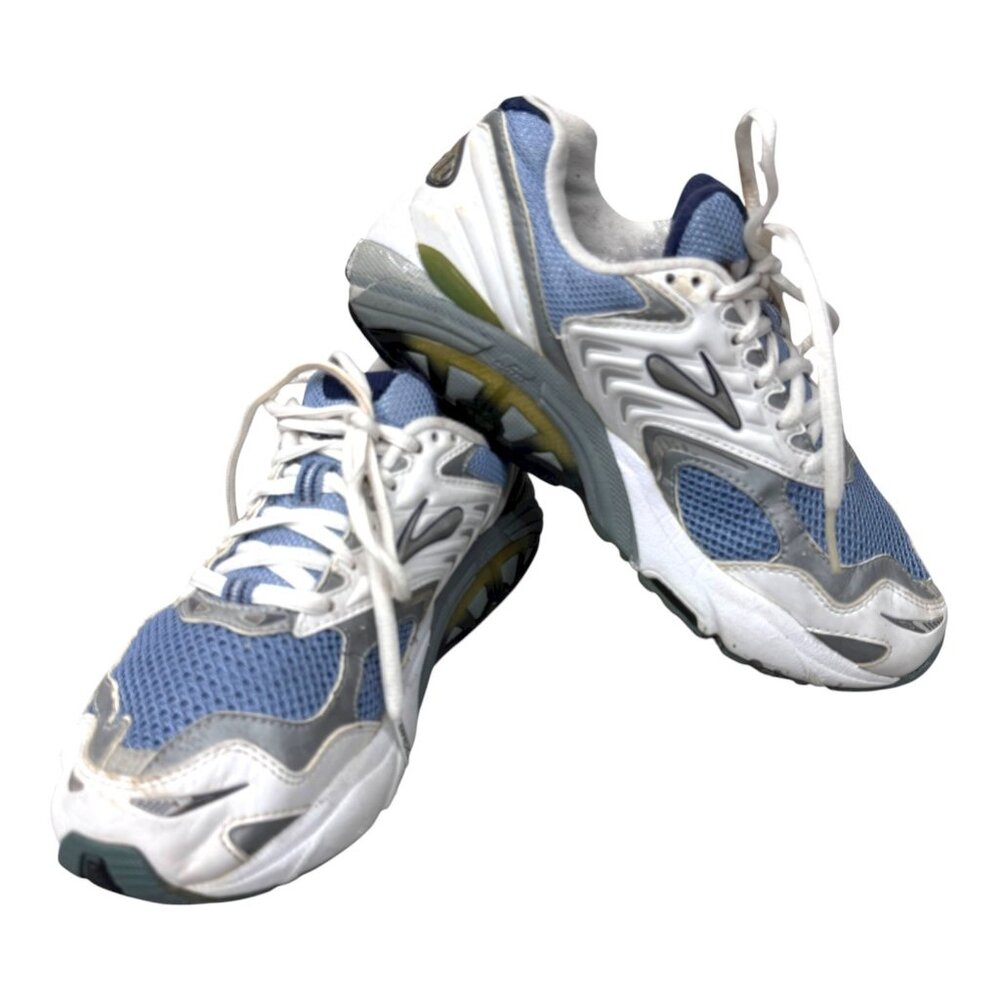 Brooks Blue White Ariel 20 Womens Running Shoes Sneakers Athletic Size 7 READ